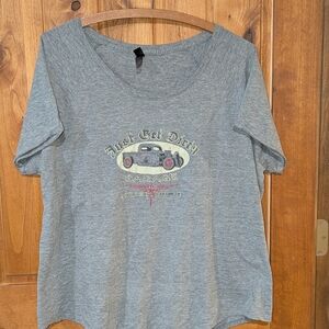 Just Get Dirty Garage Gray‎ Graphic T-Shirt
